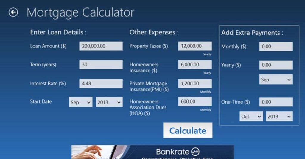 Getting Started with the Self Build Mortgage Calculator