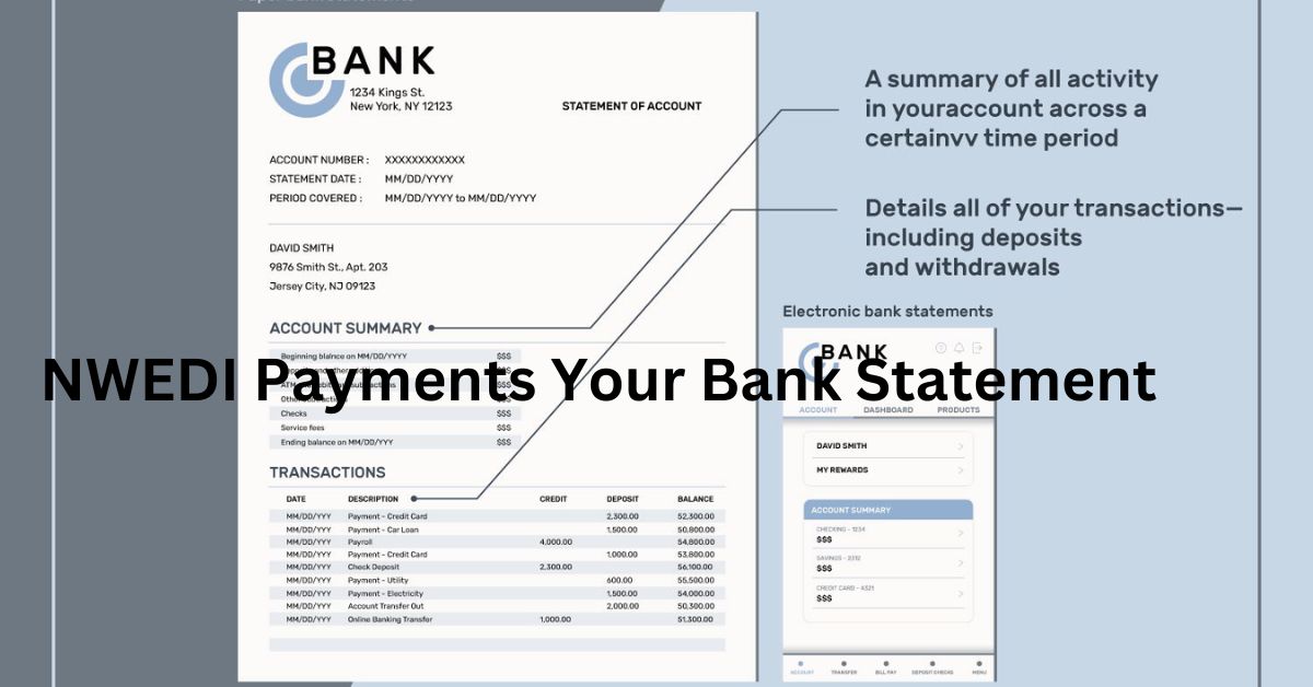 ARE NWEDI Payments Decoded Your Bank Statement Guide